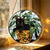 Yousheng Acrylic Puzzle Suncatcher DIY Jigsaw Puzzle Suncatcher Kit with UV Printed Design Colorful Window Hanging Ornament for Home Garden Decor