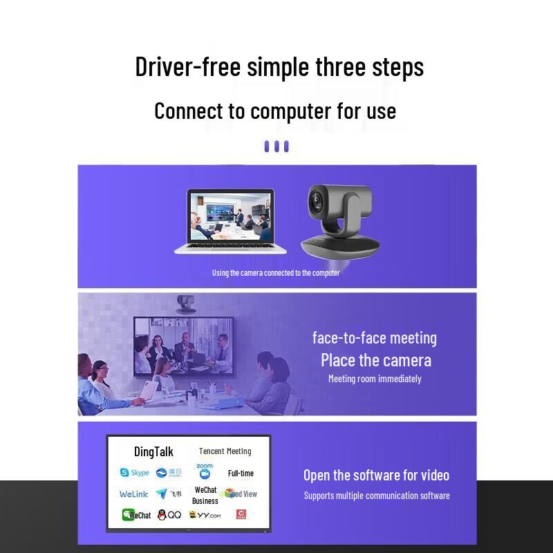 HIKVISION DS-UVC-V102 1080p USB PTZ Conference Camera