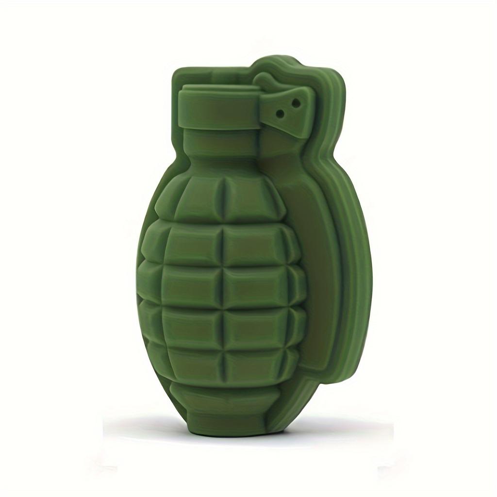 1/5sets Silicone Grenade Ice Cube Mold, 3D Novelty Tray for Whiskey & Cocktails, Easy Pop Out for Home Bar Party Use