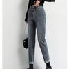 2022 Winter Korean Stytle Fashion Keep Warmhigh Waist Comfortable Loose Casual Denim Pants Warm Fleece Harajuku Streetwear Jeans