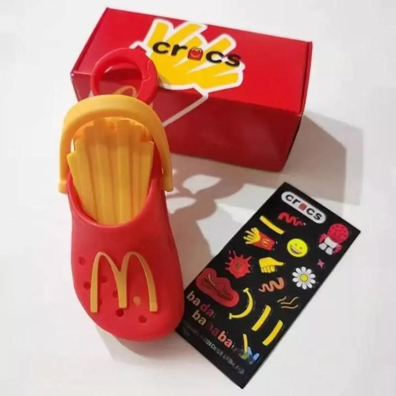 Zábavné a barevné Crocs McDonald's Miniklíčenka Pantofle Pro Děti I Dospělé
