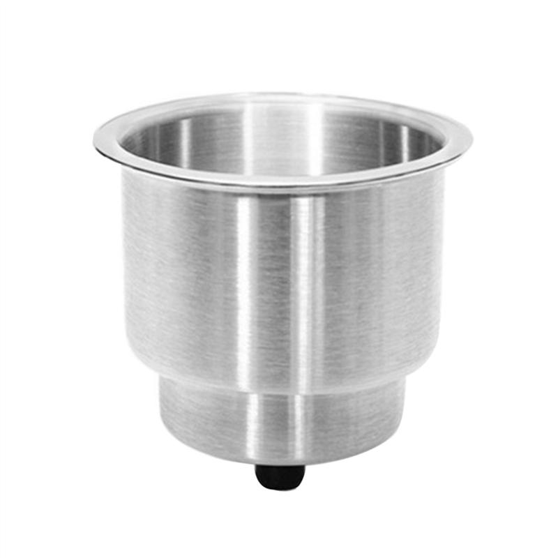 68mm White Recessed Drink Beverage Cup Holder Boat RV Table