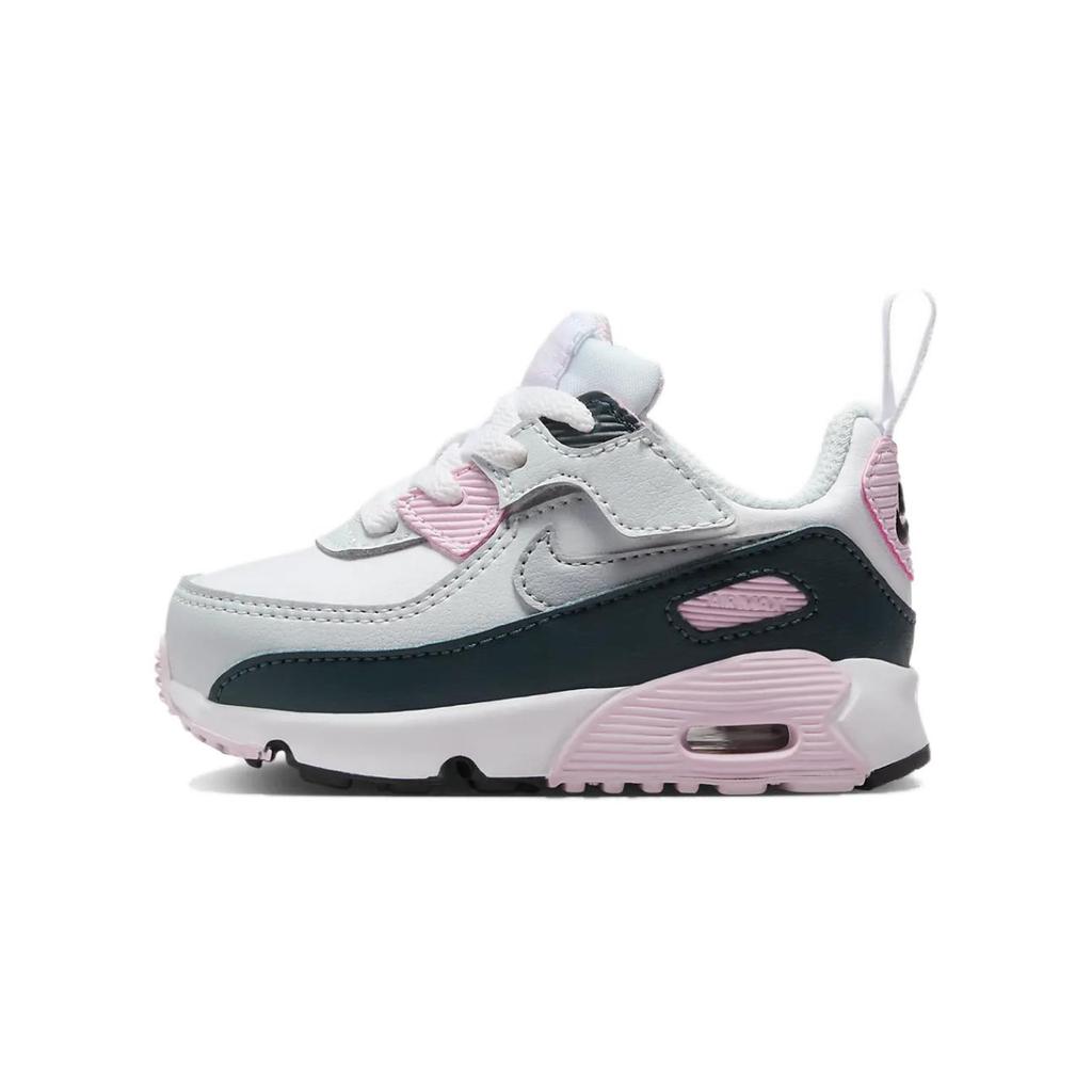 Nike Air Max 90 EasyOn TD Růžová pěna Námořnická modř Dětské tenisky Bílá Vlčí šedá HF6359-104