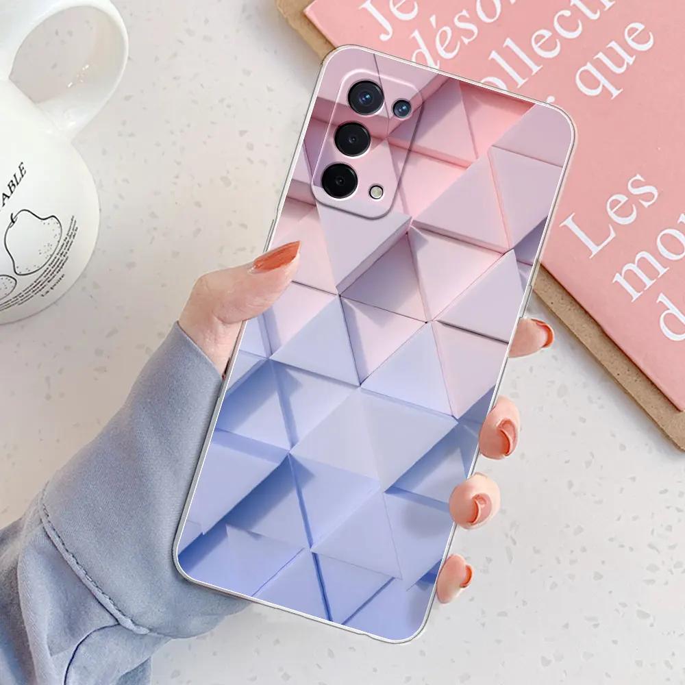 For OPPO A74 5G Case For OPPO A74 Cover Girls Clear Soft Silicone Fundas Phone Cases For OPPOA74 A 74 Case Coque
