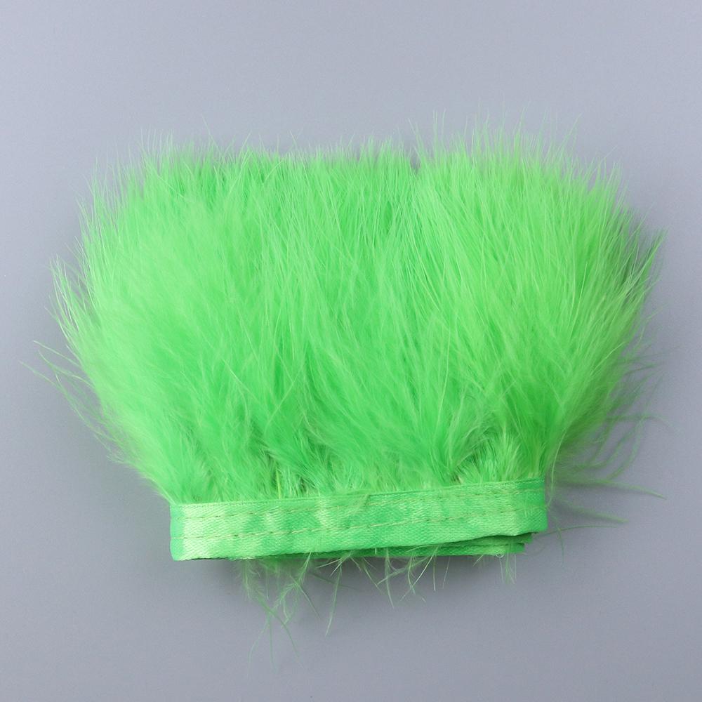 1Meters Furry Turkey Feathers Trim Ribbon White Natural Plumes For Traditional Holiday Dress Sewing Plumas Accessories