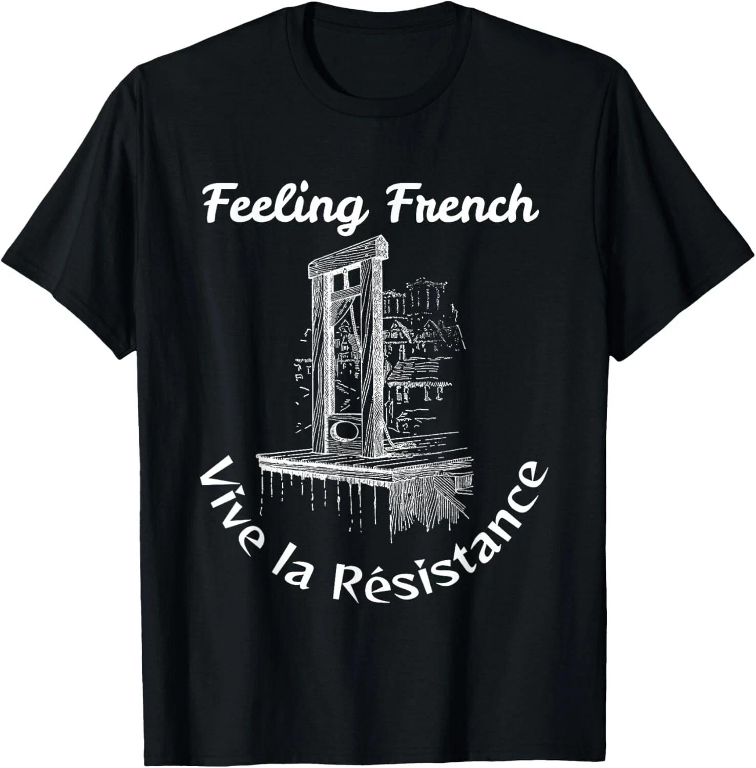 Feeling French Vintage T-Shirt – Retro French Style Unisex Tee for Men & Women M