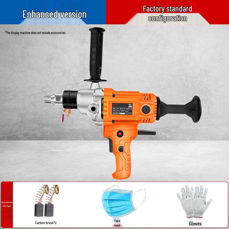 High-Power Handheld Wet/Dry Core Drill for Concrete and Water Drilling