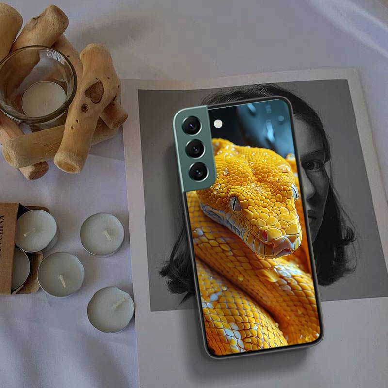 

Forest Vipers And Pythons Phone Case For Samsung Galaxy S22 S25 Ultra S21 S10 Plus S26 Edge S20 S23 S24 FE Cover Silicone So Samsung S21 Ultra
