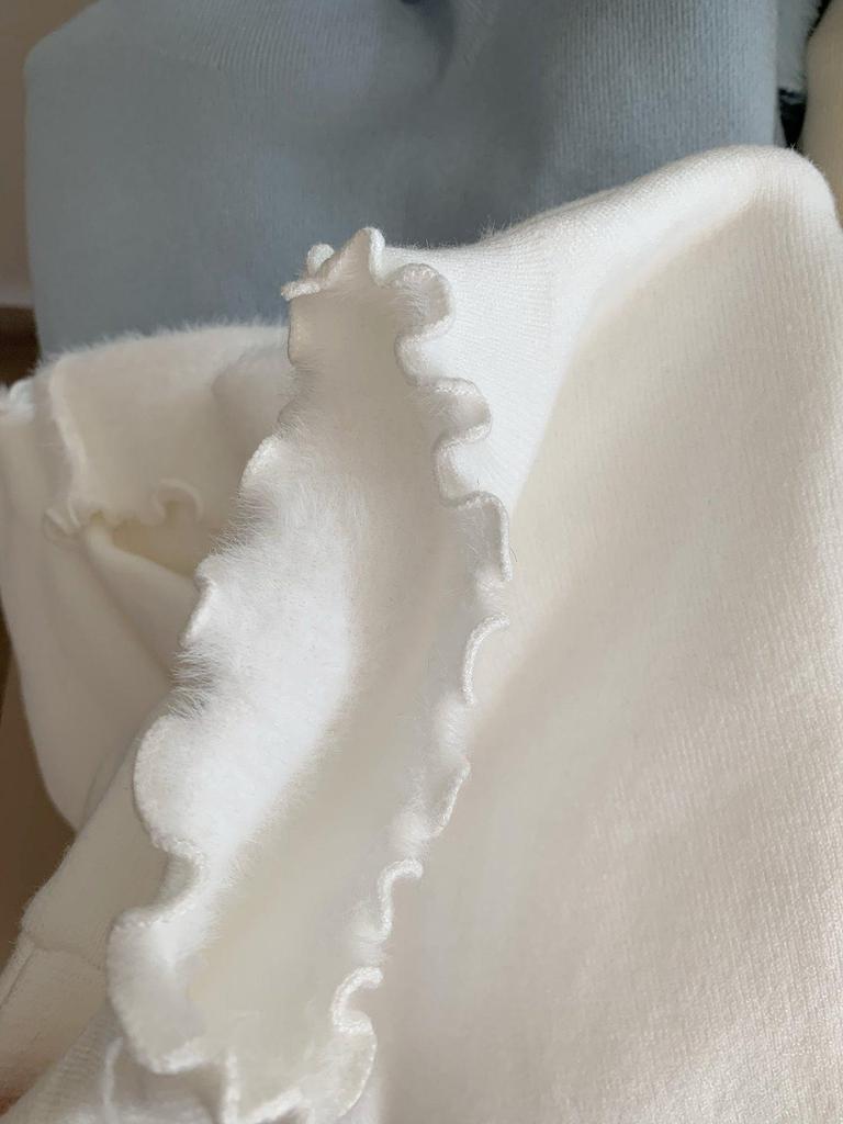 Chic Edge Women's Half High Neck Fleece-Lined Winter Sweater