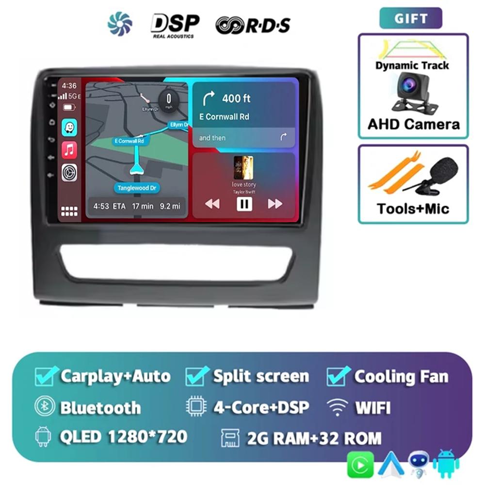 

9-дюймовый Android 14 для JAC Sunray 2011 - 2017 Автомагнитола Мультимедийный Видеоплеер CarPlay Auto 4G+WIFI GPS 2Din Камера 360 DSP BT