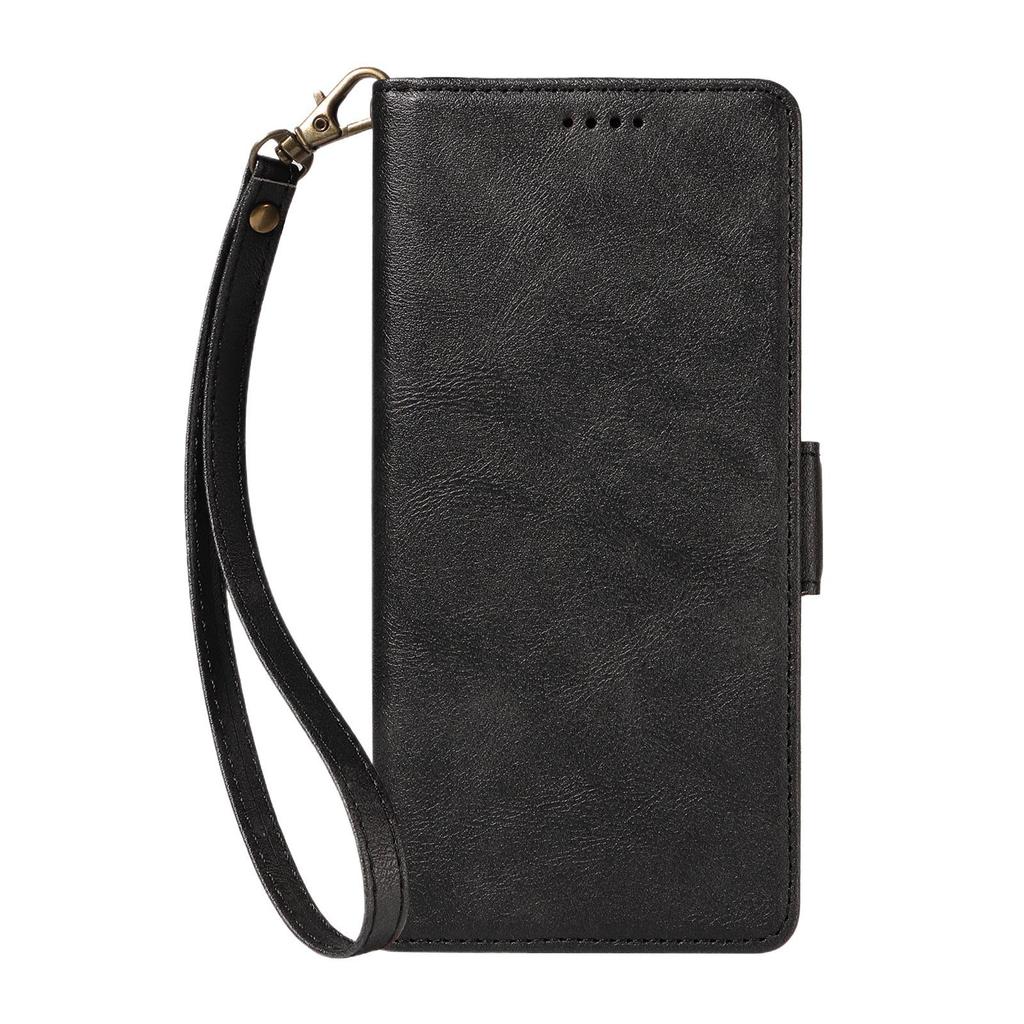 Motorola G37 Power Faux Cowhide Flip Leather Case with Side Buckle