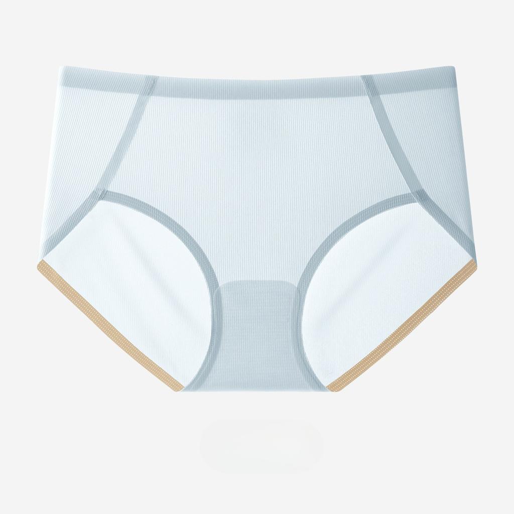 Women's Summer Thin Yoga Fitness Exercise Invisible Ice Silk Seamless Triangle Briefs