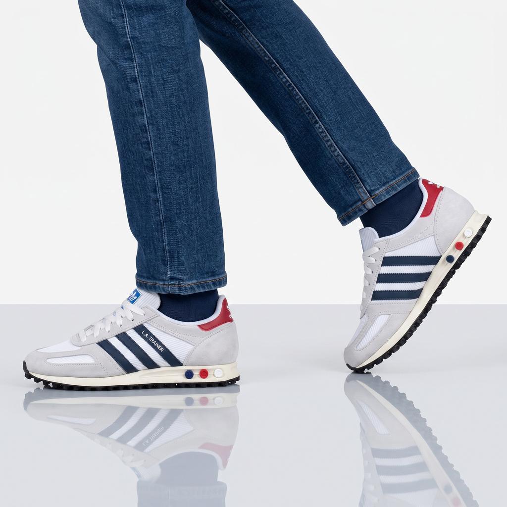 adidas LA Trainer OG - Tênis Masculino Retro Sapatos Branco KH9677 ORIGINAL