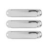 3Pcs Electric Guitar Single Coil Pickup Cover Copper Instrument Accessory Set Kit