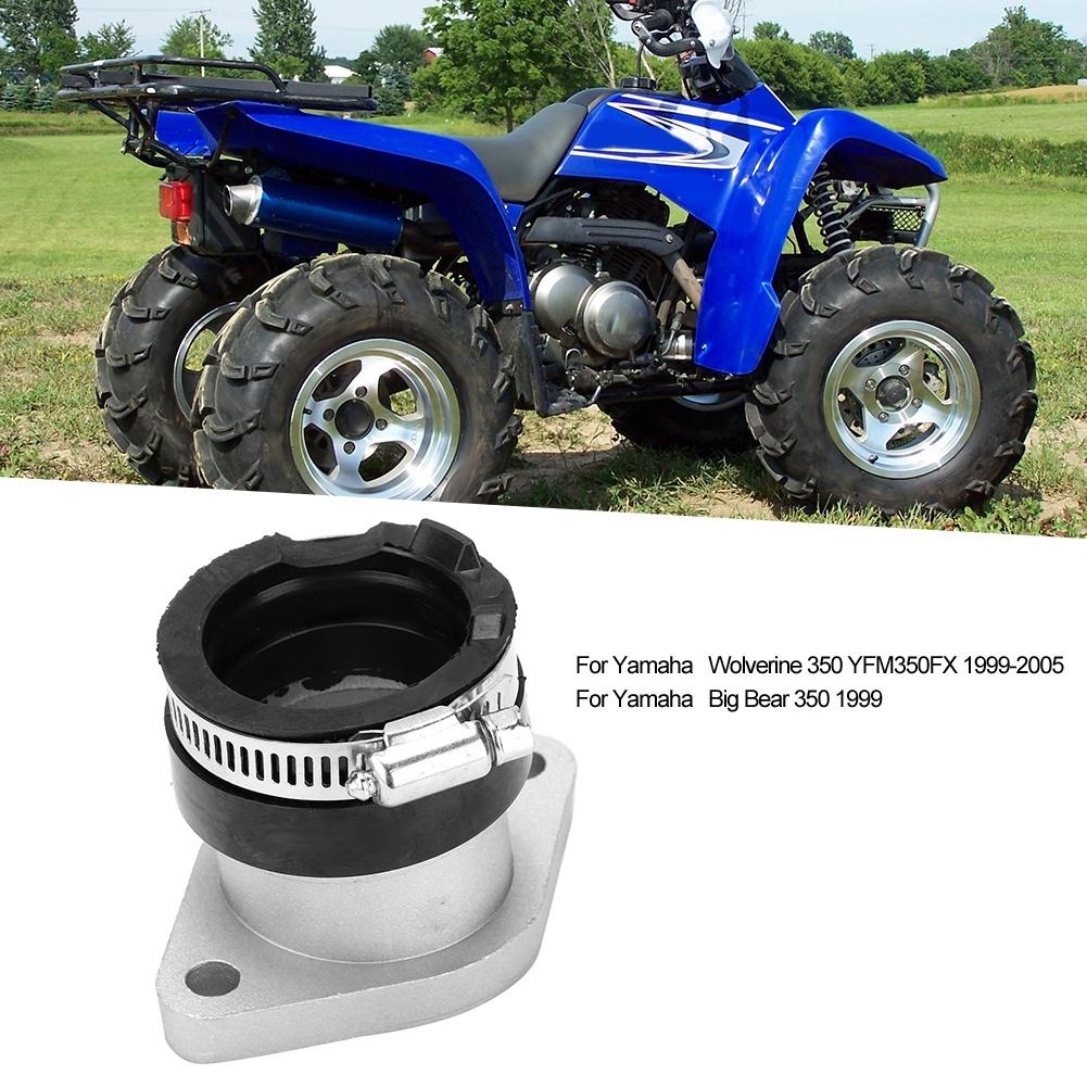 Large Diameter Carburetor Intake Manifold Boot Fit for Yamaha Wolverine 350 YFM350 Big Bear 350