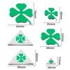 Green Four-leaf Clover Logo Decal for Alfa Romeo 147 156 166 159 Mito Giulietta Giulia Spider Car Side Fender Body Badge Sticker