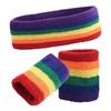 Polyester Athletic Sweat Bands Elastic Fitness Wrist Brace Protect The Wrist Joint
