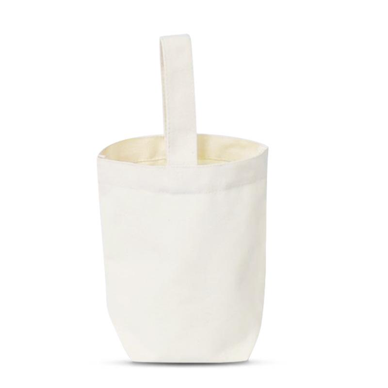 High-End Custom Logo Canvas Tote Bag - White, Blank, Personalized Printing