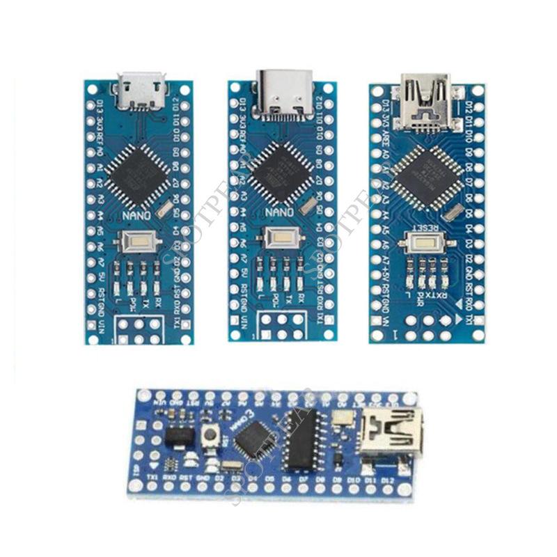 ATMEGA328P Nano-Entwicklungsboard mit Typ-C/Micro-USB für Arduino