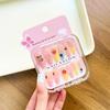 Pegatinas de Uñas Portátiles de Dibujos Animados para Niñas - Estilo Largo Blanqueador de Uñas, Nuevo Diseño 2026 para Uñas de Niñas Medianas y Grandes