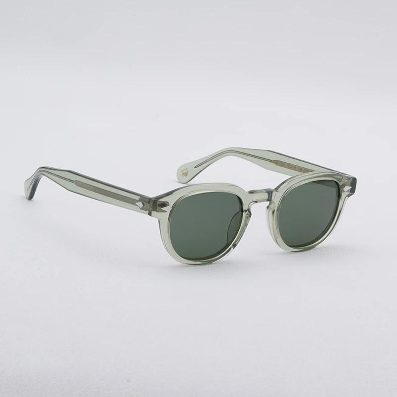 Occhiali da Sole di Alta Qualità Uomo Johnny Depp Lemtosh Occhiali da Sole Polarizzati Donna Marca di Lusso Montatura in Acetato Vintage
