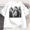 Camiseta Pedro Pascal Daddy Unisex MUJERES Vintage 90s Camiseta Gráfica Algodón Manga Corta Cuello Redondo Streetwear Ropa Unisex Y2k Tops