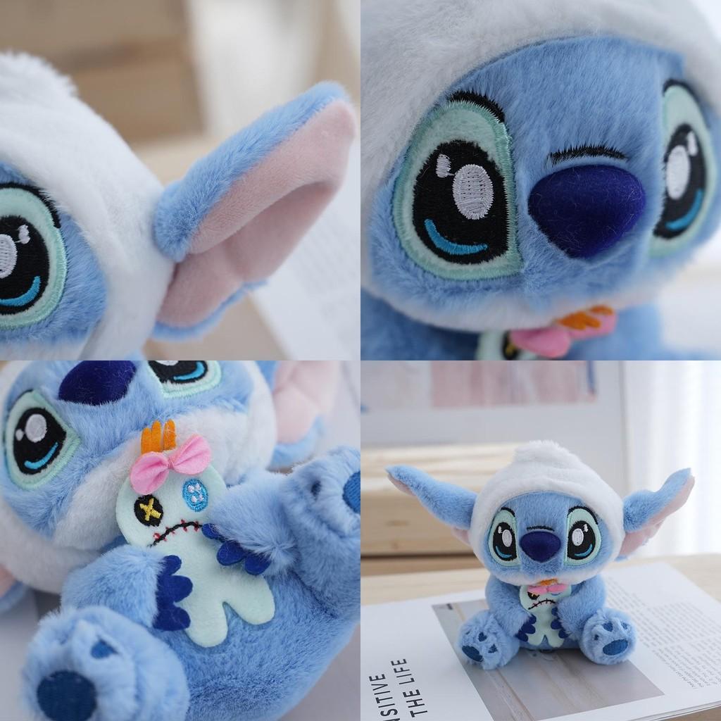 Adorable Purple Stitch Plush Keychain Cute Cartoon Doll Bag Charm For Couples