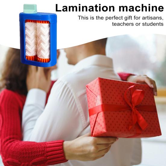 Business Card Embosser Portable Lightweight 3D Printed Embosser Tools DIY Cards Scrapbooking Crafts Mini Dual Rollers Embosser Stamp
