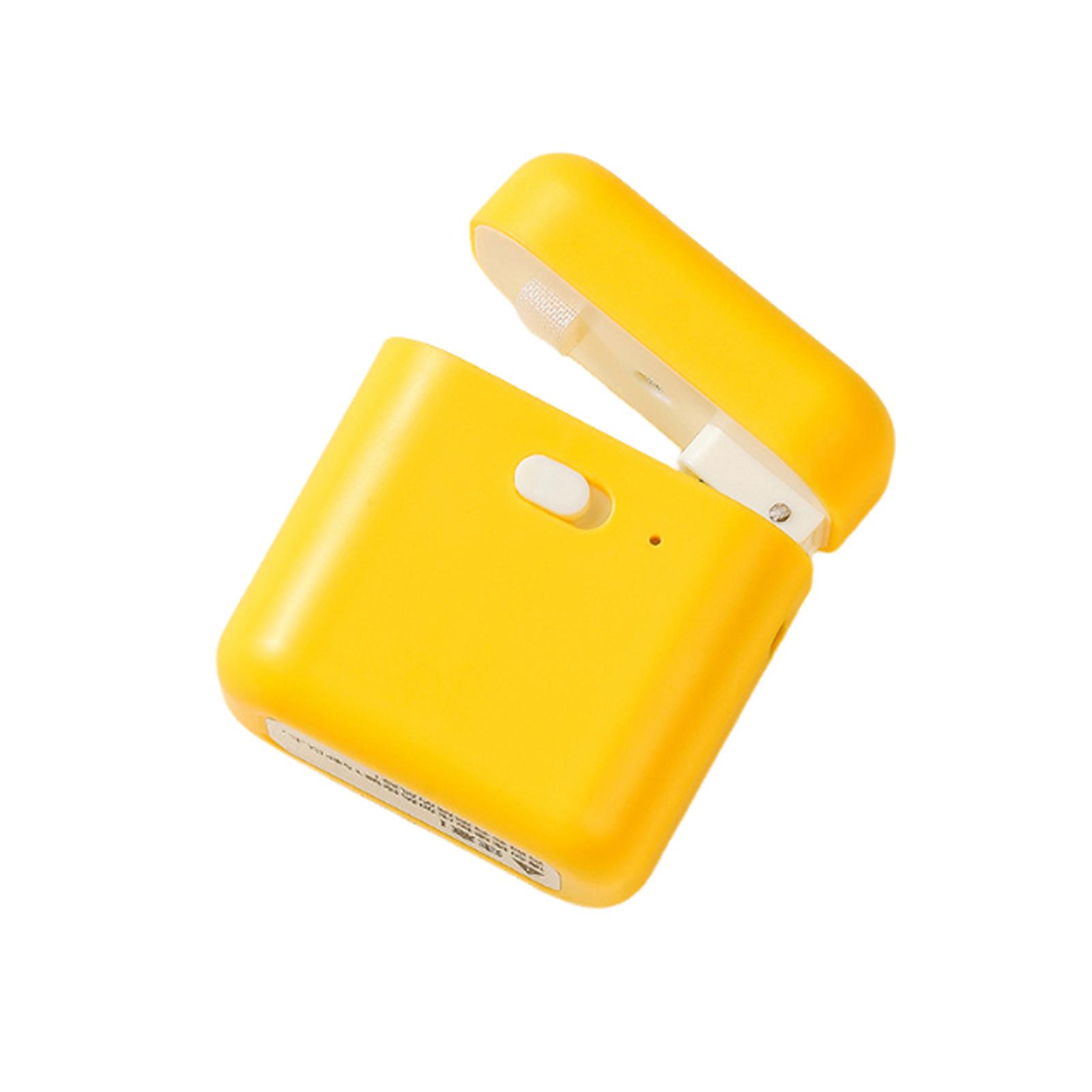 

Mini Portable Plastic Bag Sealer Small Household Food Sealing Machine Two-in-One Heat Sealer for Snack Storage and Food Preservation one size жовтий