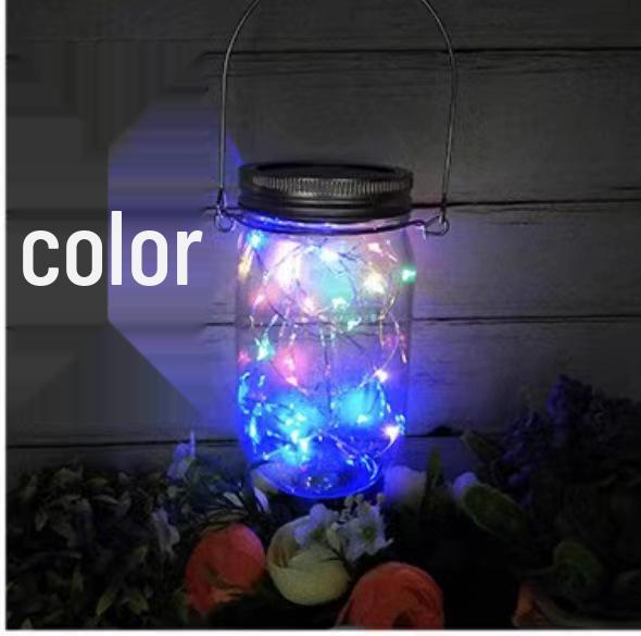 Waterproof Solar Fairy Night Light: Frosted Glass Bottle with Stars for Outdoor Garden Decoration