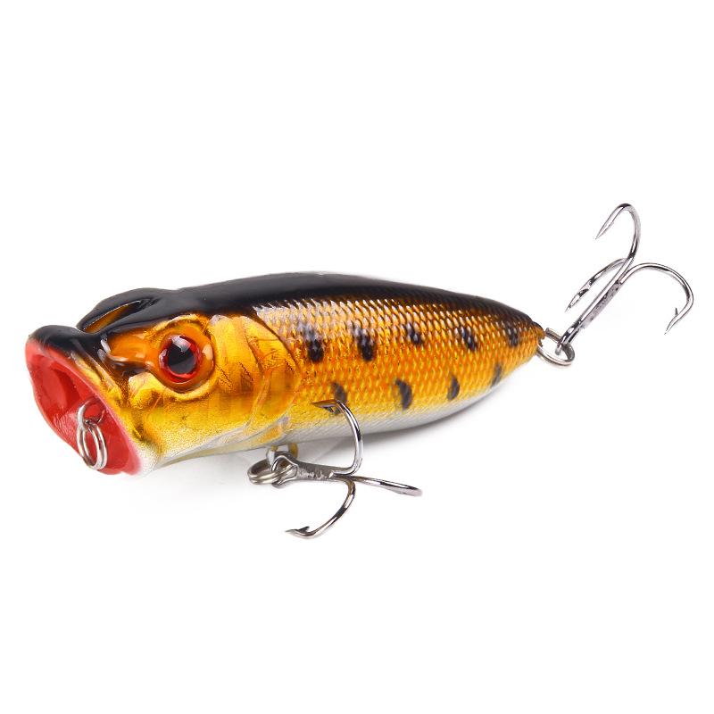 6.5cm/10g Floating Plastic Fish Lure - 5 Colors, Wave Climbing, Surface Fishing Bait