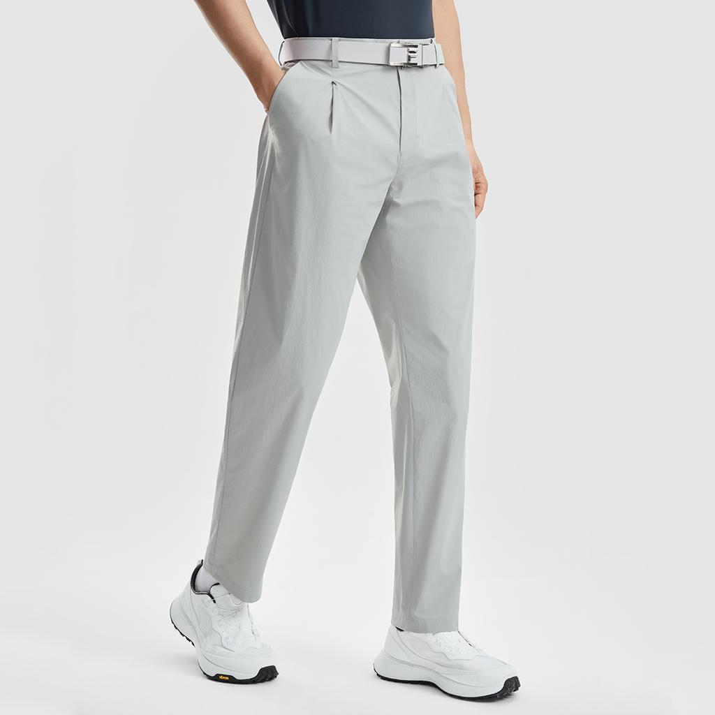 Fila Golf Series Simple Classic Basic Solid Color Sports Golf Versatile Comfortable Straight Leg Woven Casual Pants Men Bottoms A11M625812FDY
