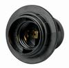 Plastic Lamp Holder With Ring E27 Black - Ex-S9100007