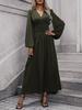 Women's High Slit Lantern Sleeve Dress - Fall/Winter Collection