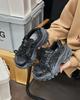 Thick-soled inner height-increasing dad shoes for women 2025 autumn new retro polish and old versatile explosive sports and leisure shoes