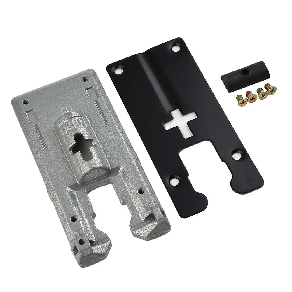 New Practical Useful Jig Saw Machine Fittings Replace With Screws 1 Set Accessoires Aluminum/Iron Black+silver
