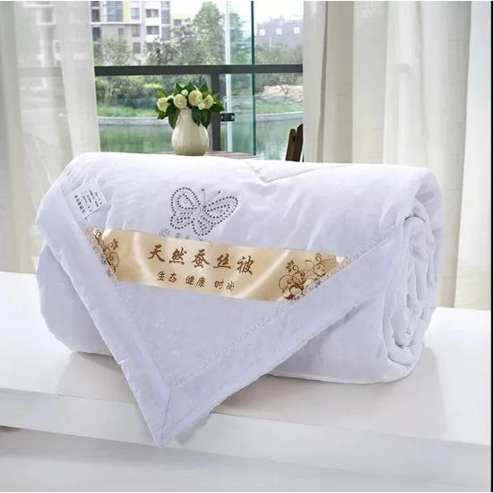 VESCOVO Summer Quilt Thin Queen Size Mulberry Silk Comforter 200*230 Twin Duvet 150*200