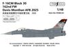 Fabscale Lockheed Martin Fighting Falcon Block Fighter Squadron Air Force Plastic Model Decals FABD48110 1/48 F-16CM 30, 162, Davis-Monthan Base,