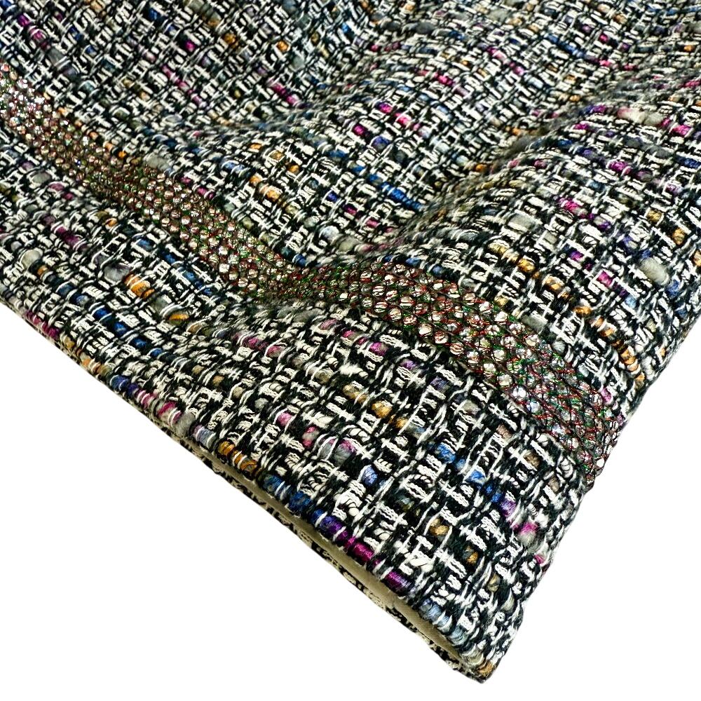 CHANEL P41038V29665 wool acrylic skirt gray acrylic Used