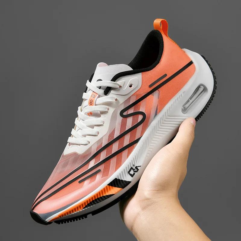 Fashion 2024 Men's Sports Student Running Shoes Mesh Breathable Lightweight Sports Shoes Fashion Versatile Casual Shoes Sneakers Men