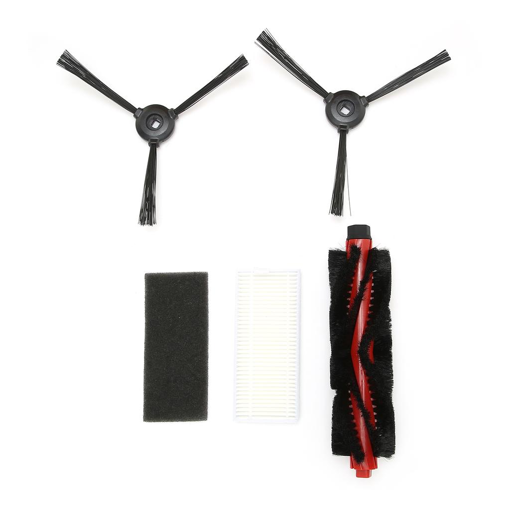 Main Brush Side Brush Filter Replacement Set Fit for Lefant M200/M201/M520M/M571/T700 Sweeper Parts