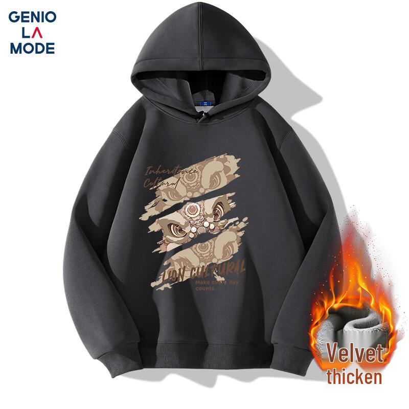 

GENIOLAMODE Men s Heavyweight Fleece Lined Hoodie 3XL