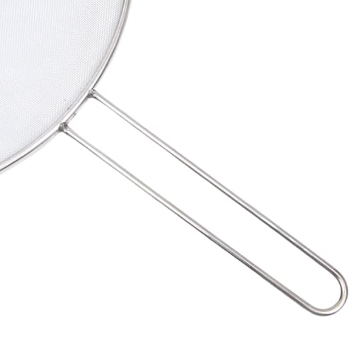 Oil Splash Guard Net for Tempura, Fries, and Deep-fried Foods, Prevents Splashes, Drains Water, and Prevents Oil Splashes. Easy To Clean, Stainless St