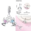 Copper Metal Peace Dove Hope Angel Heart Shaped Guardian Pendant Bead Component Charm Bead Components Bead Components Compatible With 4mm Aperture