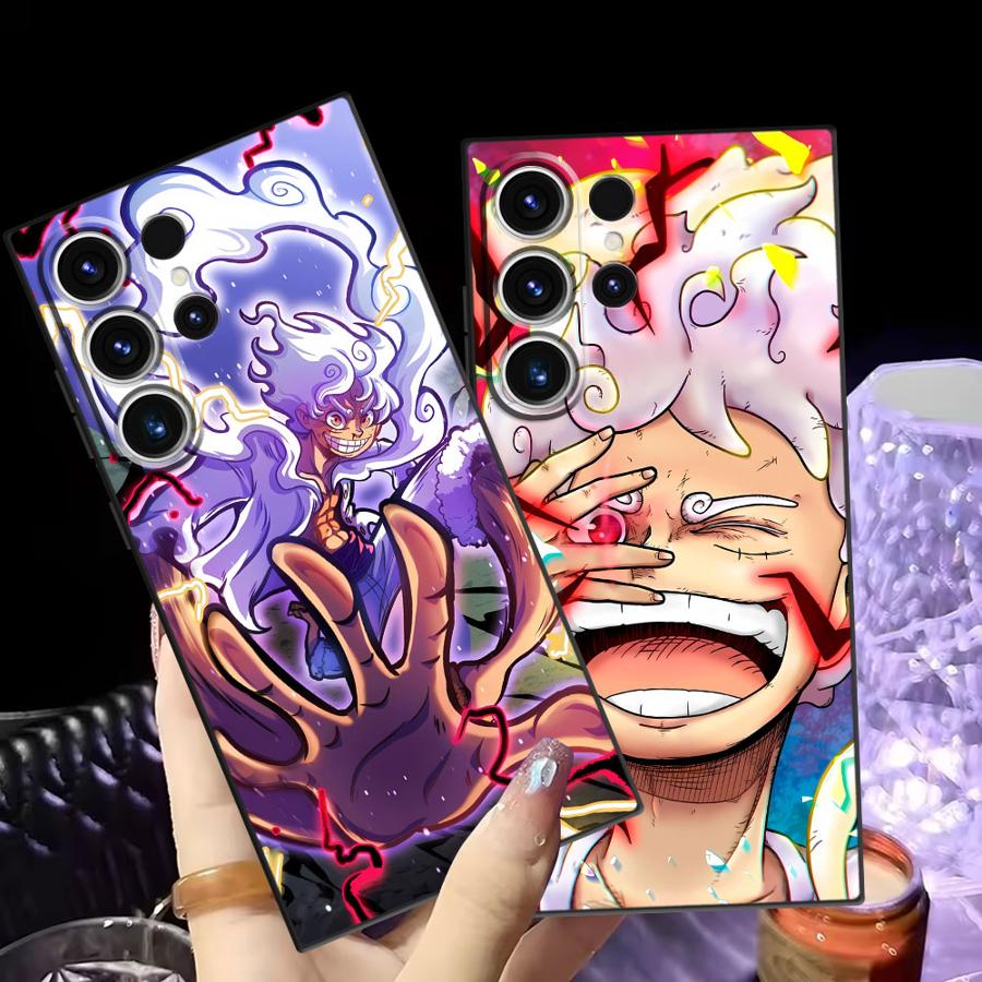 Funda Phone Cover Case for Samsung Galaxy S24 Plus S21 FE S25 Ultra S10 S9 S23 S20 Note 20 Ultra 8 9 10 One Piece Luffy Cool