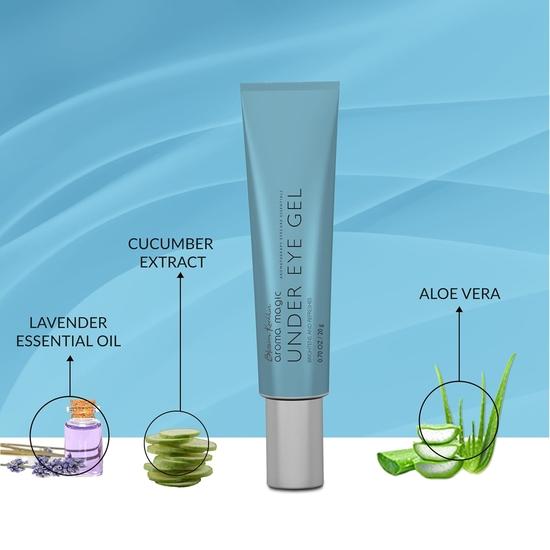 Gel pentru ochi Aroma Magic | Luminează și Revigorează, Reduce Cearcănele pentru Luminează, Strânge și Reduce Pungile | centella Pentru Femei și Bărbați | 20 g