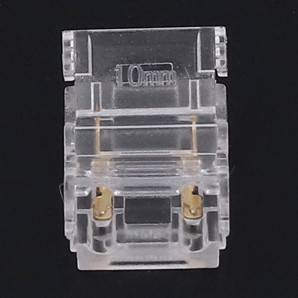 20pcs 10mm LED Strip Connectors COB Solderless LED Connectors Strip to Wire Adapter  For Kitchen