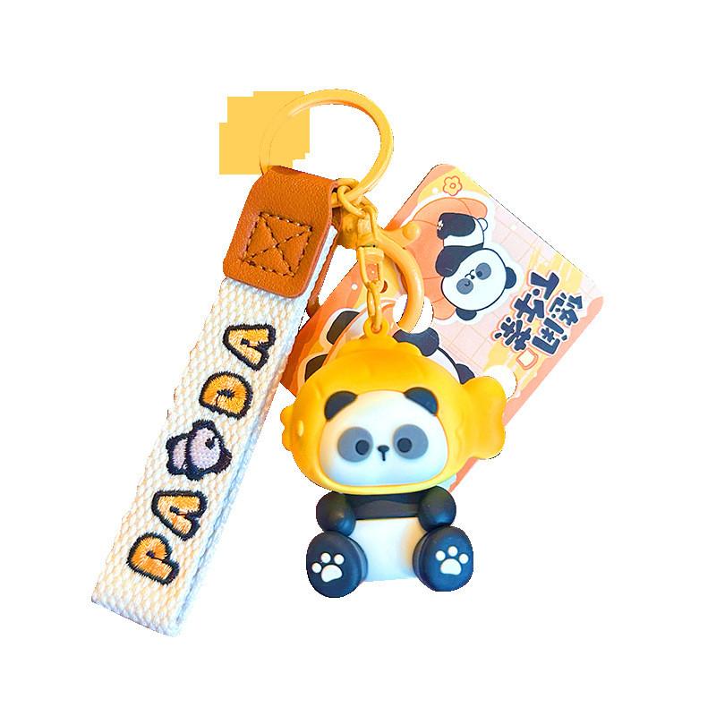Panda Baking Keychain Cute Taiyaki Headphone Pendant For Gifts And Party Favor