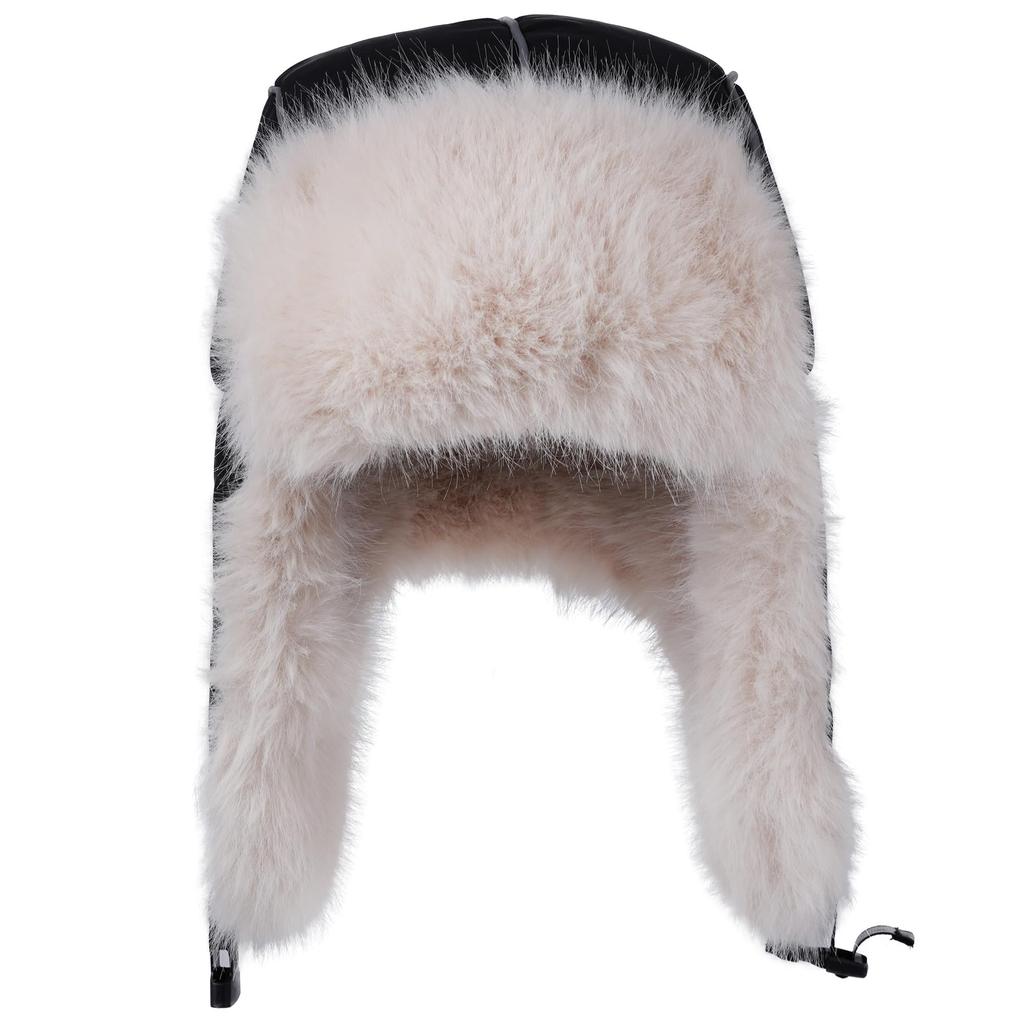 Clape Flight Cap for Men and Solid Reflective Ear Fluffy Pilot Cold Weather Perfect for Fall and Russian Warm Winter Hat for Travel and Hiking Women,