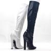 Extreme 15CM-17CM High Heel Vintage Sexy Knee High Boots Plus Size 36-46